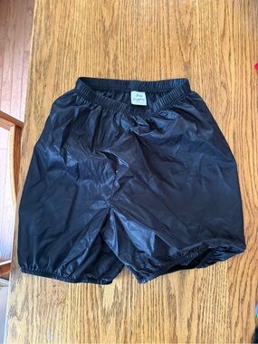 Body Wrappers Black Dance Costume trash bag shorts